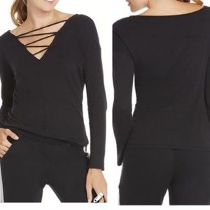 Fabletics Siren Convertible Zigzag Long Sleeve Tee